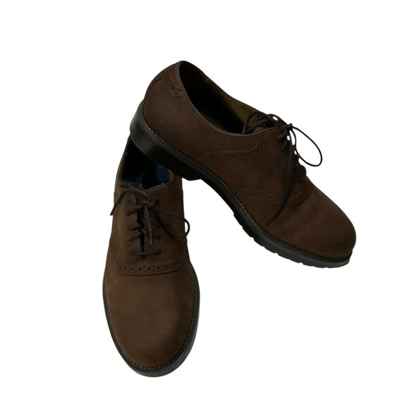 Dockers Men’s Brown Leather Oxford Dress Shoes Size 10M - Picture 6 of 14